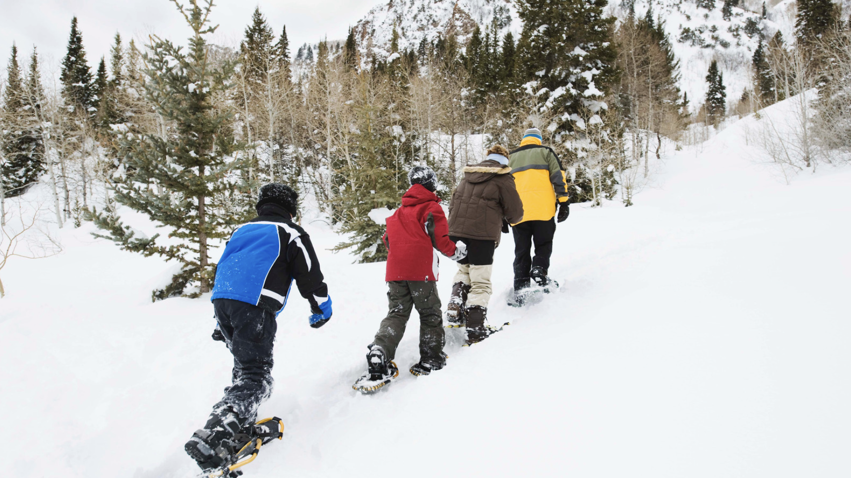 snow shoeing